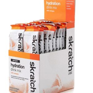 Skratch Labs Drink Mix Hidratação Esportiva Sabor Laranja - 20 Pacotes
