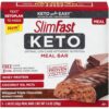 Comprar slimfast keto meal replacement bar whipped triple chocolate -- 5 pack preço no brasil almond milk beverages dairy & dairy alternatives food & beverages suplementos em oferta suplemento importado loja 5 online promoção -