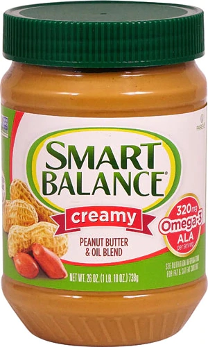 Manteiga de Amendoim Cremosa Smart Balance - 737g