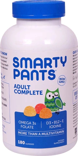 SmartyPants Multivitamínico Completo para Adultos - 180 Gomas Sabor Frutas Vermelhas