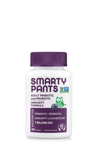 SmartyPants Probiótico Adulto Completo Sabor Blueberry - 60 Gomas