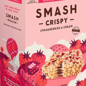 Comprar smashmallow smash crispy marshmallow rice treats strawberries & cream -- 6 treats preço no brasil diet foods diet products snacks suplementos em oferta suplemento importado loja 63 online promoção -