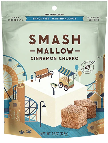 Smashmallow Marshmallow Gomoso Sabor Churro Canela - 127g