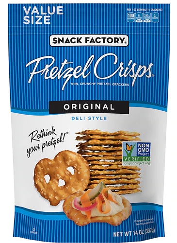 Snack Factory Pretzel Crisps® Value Size Original -- 14 oz