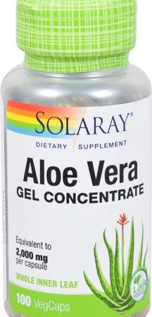 Comprar solaray aloe vera gel concentrate -- 100 vegcaps preço no brasil áloe vera general well being herbs & botanicals suplementos em oferta suplemento importado loja 51 online promoção -