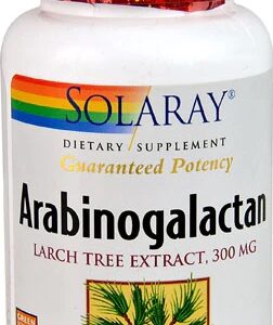 Solaray Arabinogalactan 300mg - 60 Cápsulas Vegetarianas: Suporte Imunológico Natural