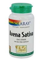 Solaray Avena Sativa 350 mg - 100 Cápsulas: Vitalidade e Bem-Estar Natural