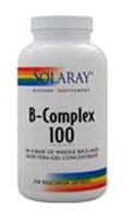Solaray B-Complex 100 -- 250 Vegetarian Capsules