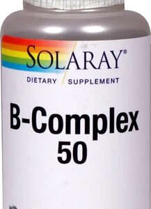 Solaray B-Complex 50 VegCaps - Suplemento Vitamínico Essencial