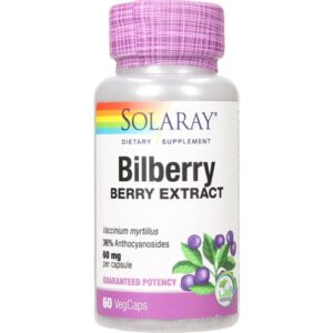 Comprar solaray bilberry berry extract -- 60 mg - 60 vegcaps preço no brasil bilberry eye, ear nasal & oral care herbs & botanicals suplementos em oferta suplemento importado loja 51 online promoção -