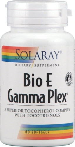 Solaray Bio E Gamma Plex - 60 Softgels: Potência de Vitamina E e Selênio para sua Saúde