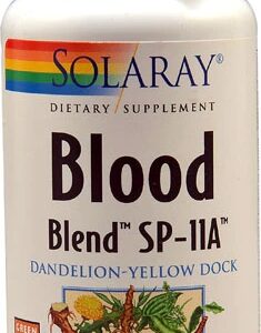 Solaray Blood Blend™ SP-11A™ 100 Cápsulas Vegetarianas - Suporte Natural para o Sangue