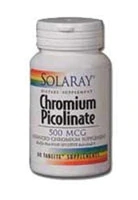 Comprar solaray chromium picolinate -- 500 mcg - 60 tablets preço no brasil chromium chromium picolinate minerals suplementos em oferta vitamins & supplements suplemento importado loja 43 online promoção -