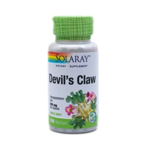 Solaray Garra do Diabo 525 mg - 100 VegCaps: Suporte Natural para Articulações e Bem-Estar