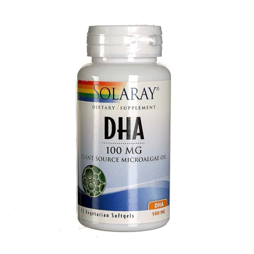 Solaray DHA Neuromins 100mg - 60 Softgels para Saúde Cerebral e Bem-Estar