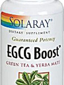 Solaray EGCG Boost EGCG C/ Chá Verde e Yerba Mate - 60 Cápsulas Vegetais