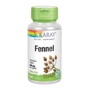 Solaray Funcho (Foeniculum vulgare) - 450 mg - 100 Cápsulas