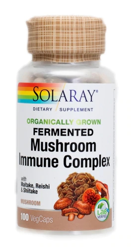 Solaray Fermented Mushroom Immune Complex -- 100 VegCaps