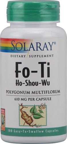 Solaray Fo-Ti Ho-Shou-Wu -- 100 Capsules
