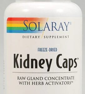 Solaray Kidney Caps 260mg - 60 Cápsulas: Suporte Renal Premium