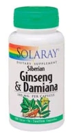Comprar solaray ginseng and damiana -- 380 mg - 100 capsules preço no brasil energy ginseng ginseng, panax herbs & botanicals suplementos em oferta suplemento importado loja 225 online promoção -