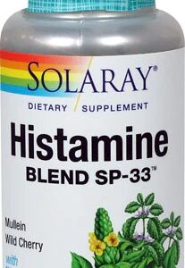 Comprar solaray histamine blend™ sp-33™ -- 100 vegetarian capsules preço no brasil herbs & botanicals mullein respiratory health suplementos em oferta suplemento importado loja 47 online promoção -