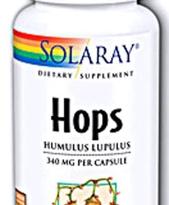 Solaray Hops -- 100 Capsules