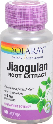 Solaray Jiaogulan -- 410 mg - 60 VegCaps