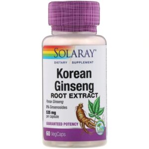 Comprar solaray korean ginseng root extract -- 535 mg - 60 vegcaps preço no brasil energy ginseng ginseng, korean herbs & botanicals suplementos em oferta suplemento importado loja 177 online promoção -