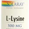 Comprar solaray l-lysine -- 500 mg - 60 vegcaps preço no brasil amino acids l-lysine suplementos em oferta vitamins & supplements suplemento importado loja 1 online promoção -