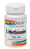 Comprar solaray l-methionine -- 500 mg - 30 capsules preço no brasil amino acids l-methionine suplementos em oferta vitamins & supplements suplemento importado loja 13 online promoção -