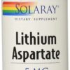 Comprar solaray lithium aspartate -- 5 mg - 100 vegcaps preço no brasil lithium mood health suplementos em oferta vitamins & supplements suplemento importado loja 1 online promoção -