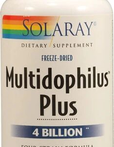 Solaray Multidophilus Plus 4 Bilhões UFC 90 Cápsulas Veganas - Saúde Intestinal