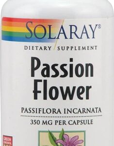 Solaray Flor de Maracujá 350mg - 100 Cápsulas Vegetais - Bem-Estar Natural