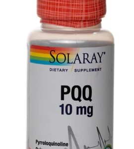 Solaray PQQ 10mg - 30 Cápsulas Vegetais - Suporte Mitocondrial e Antioxidante