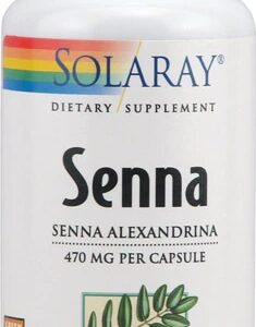Solaray Senna 100 Cápsulas: Auxílio Natural para o Bem-Estar Digestivo