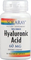 Comprar solaray triple strength hyaluronic acid -- 60 mg - 30 vegetarian capsules preço no brasil hyaluronic acid joint health suplementos em oferta vitamins & supplements suplemento importado loja 49 online promoção -