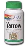 Solaray Yarrow (Mil-Folhas) - 100 Cápsulas - Bem-Estar Natural