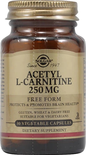 Solgar Acetyl L-Carnitine -- 250 mg - 30 Vegetable Capsules