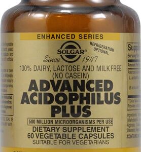 Comprar solgar advanced acidophilus plus -- 500 million - 60 vegetable capsules preço no brasil acidophilus probiotics suplementos em oferta vitamins & supplements suplemento importado loja 29 online promoção -