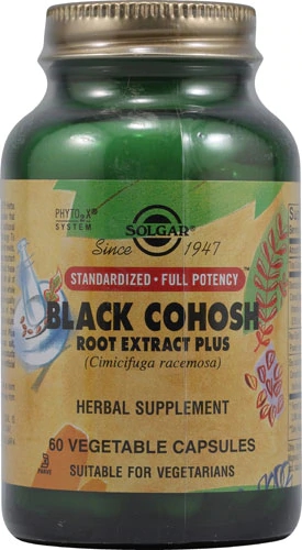 Solgar Black Cohosh Plus 60 Cápsulas Vegetais - Bem-Estar Natural