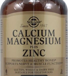 Comprar solgar calcium magnesium plus zinc -- 100 tablets preço no brasil calcium calcium & magnesium complex minerals plus zinc suplementos em oferta vitamins & supplements suplemento importado loja 51 online promoção -