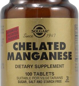Comprar solgar chelated manganese -- 100 tablets preço no brasil manganese minerals suplementos em oferta vitamins & supplements suplemento importado loja 3 online promoção -