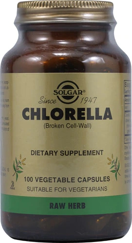 Solgar Chlorella 100 Cápsulas Vegetais - Saúde e Bem-Estar Integral