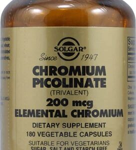 Comprar solgar chromium picolinate -- 200 mcg - 180 vegetable capsules preço no brasil chromium gtf chromium minerals suplementos em oferta vitamins & supplements suplemento importado loja 7 online promoção -