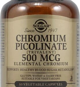 Comprar solgar chromium picolinate -- 500 mcg - 60 vegetable capsules preço no brasil chromium chromium picolinate minerals suplementos em oferta vitamins & supplements suplemento importado loja 7 online promoção -