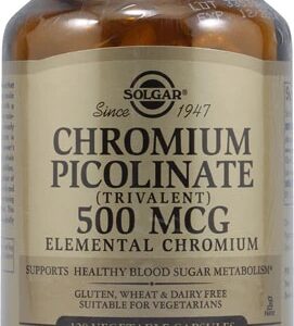 Comprar solgar chromium picolinate -- 500 mcg - 120 vegetable capsules preço no brasil chromium chromium picolinate minerals suplementos em oferta vitamins & supplements suplemento importado loja 45 online promoção -