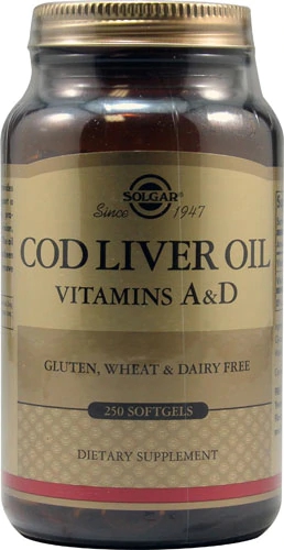 Óleo de Fígado de Bacalhau Solgar - 250 Cápsulas Softgel - Saúde Imunológica e Articular