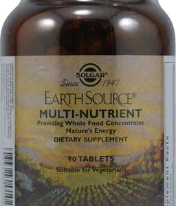 Solgar Earth Source Multi-Nutrient 90 Tabletes - Suporte Completo de Vitaminas e Minerais