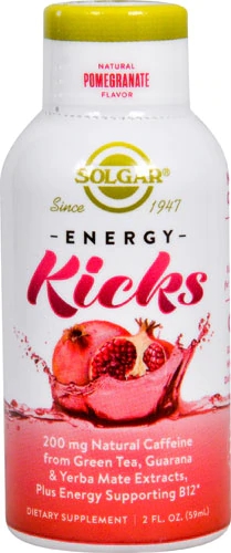 Solgar Energy Kicks Romã Natural - 1 Frasco - Energia e Vitalidade